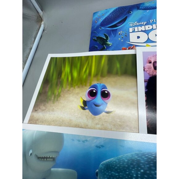 Disney Pixar Finding Dory lithographs set of 4 prints 2014 collection 14x10" REA - Picture 9 of 9